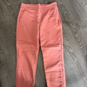RW&CO Coral Pink Slim Ankle Pants – Size 6